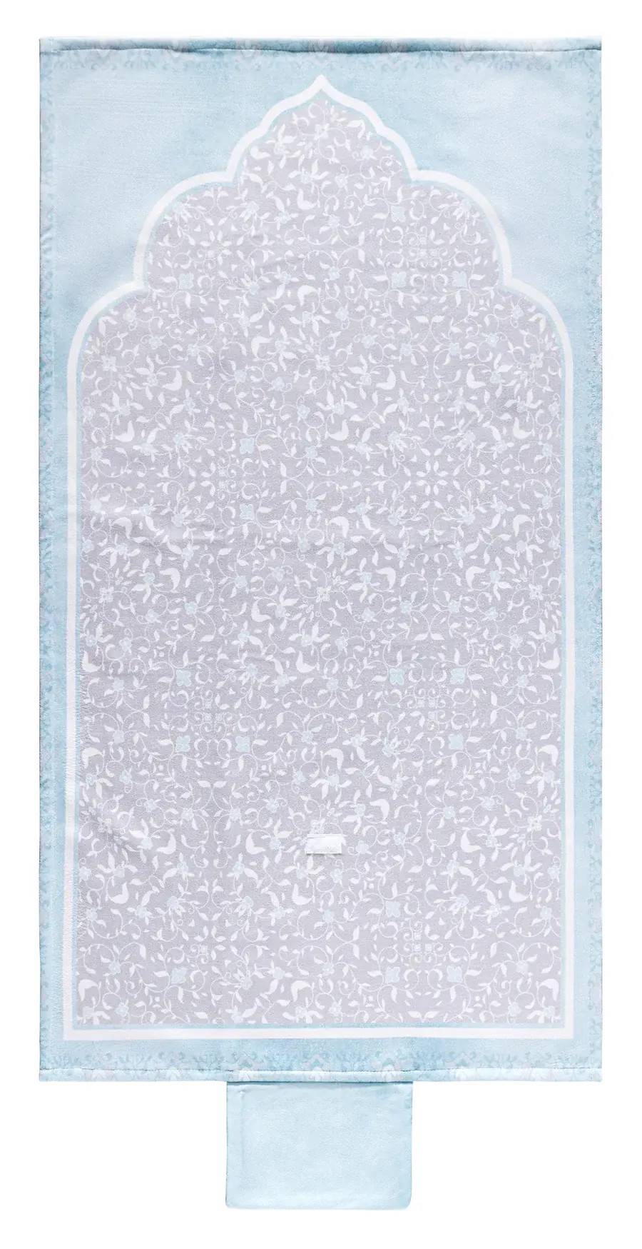 Sky Blue Floral Rejse Bedetæppe