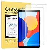 Gerutek 2 stycken skärmskydd för Xiaomi Redmi Pad SE 8,7 tum, härdat glas för Redmi Pad SE 8.7 [enkel installation] [hårdhet 9H] [bubbelfri]