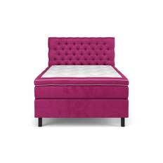 Komplett Sängpaket Estelle 120x200 cm - Rosa|Sammet Kontinentalsäng Rosa