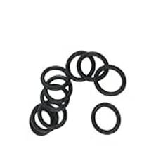 100 st 1,9 mm tjocklek svart gummi O-ring oljetätning NBR O-ring packning 37/38/39/40/42/45/46/47/48/50 mm OD O ringtyp (40 x 36,2 x 1,9 mm)