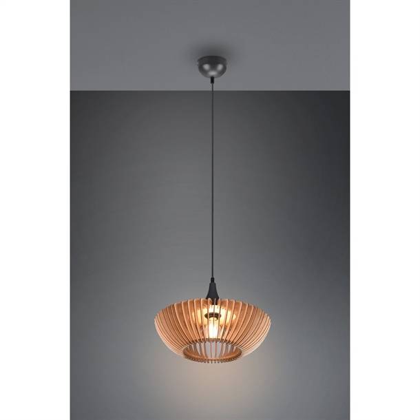TRIO LIGHTNING - COLINO PENDLER LAMPE - TRÆFARVE - EKSKLUSIV PÆRE - STÆRK PRIS