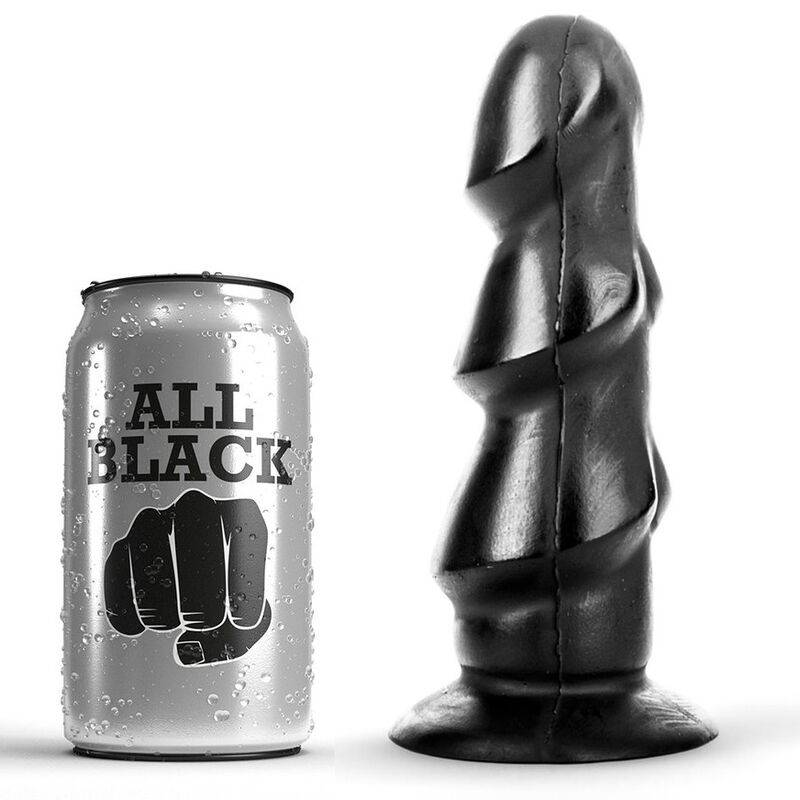 All Black Dildo 17 cm