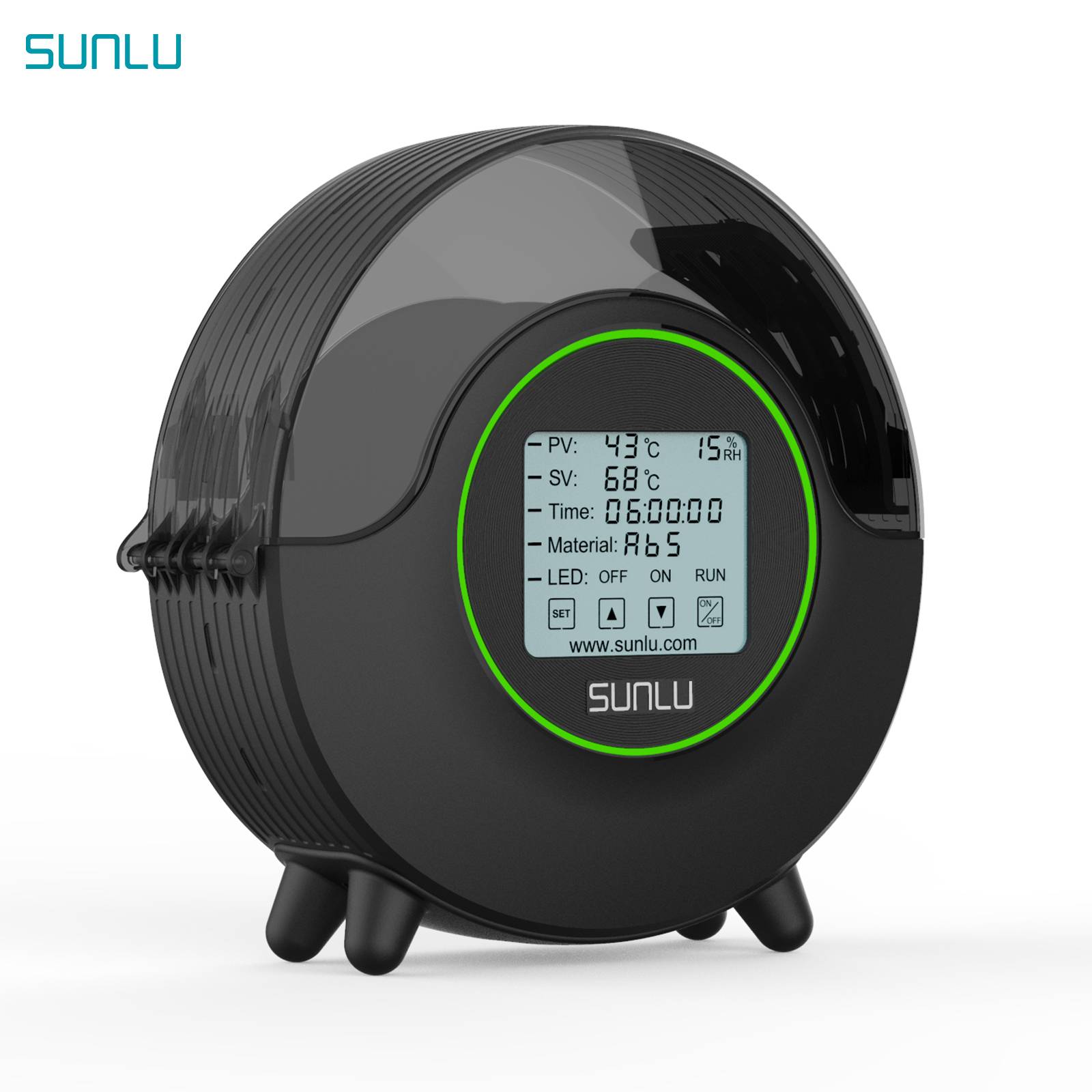 SUNLU S2 3D Printer Filament Dryer Upgraded Storage Dry Box with 360° Surrounding Heating Fan for PLA/PETG/ABS Filament Dry Mate