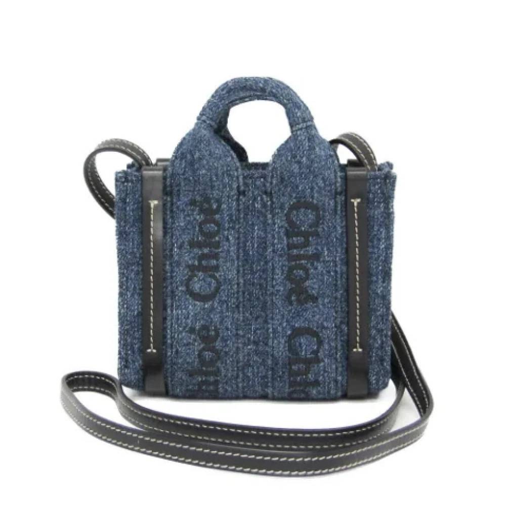 Chloé Pre-owned - Pre-owned Denim handvskor Vintage - Dam - ONE Size - Denim