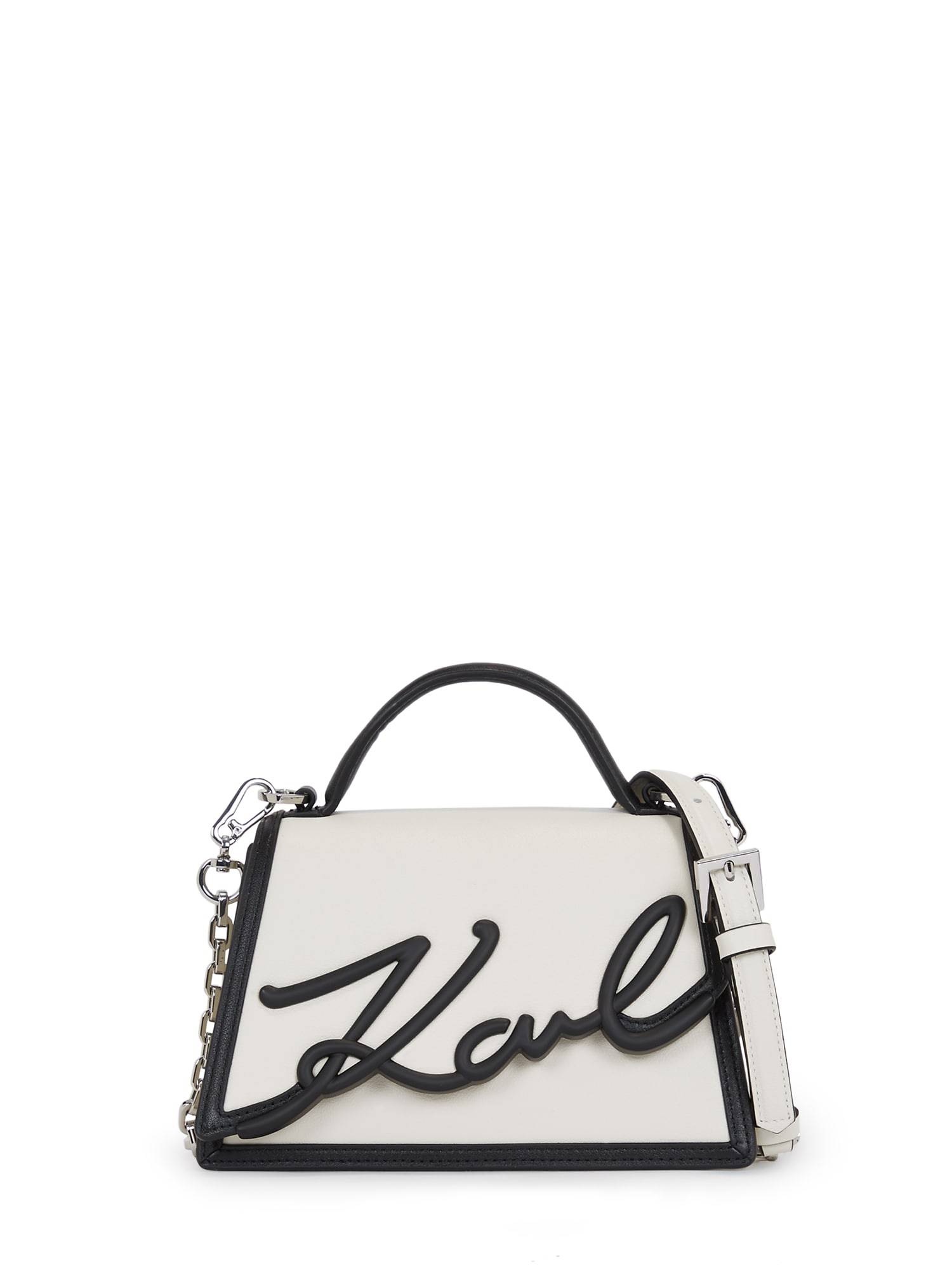 Karl Lagerfeld Håndtaske  sort / hvid