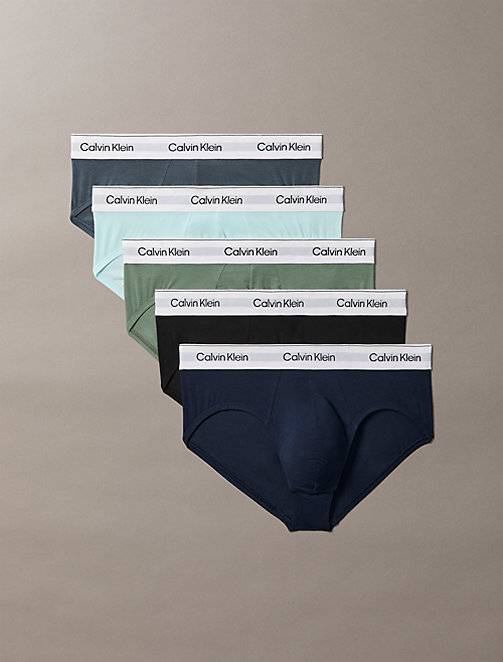 5 Pack Briefs - Icon Cotton Stretch - Grey - XS