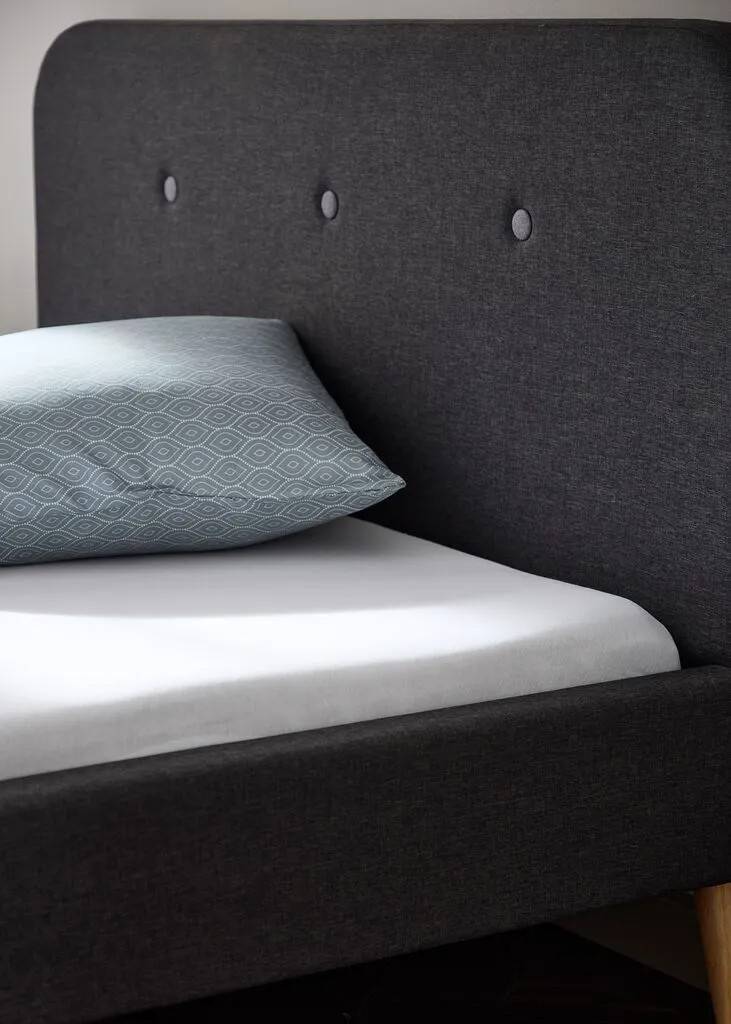 JANNE Basic Stræklagen jersey JANNE 90x200x30 hvid