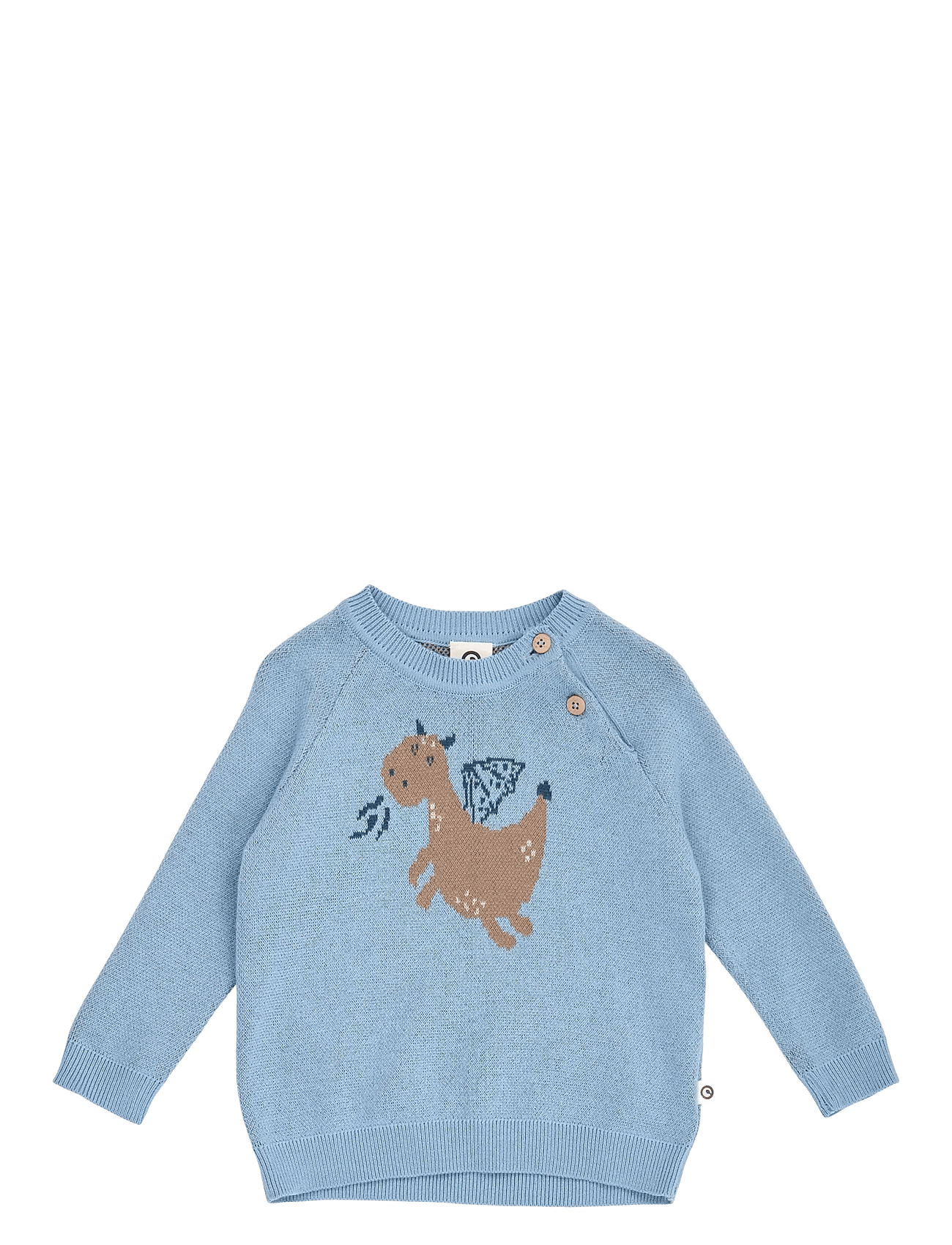 Müsli Storybook Knit Jacquard Sweater Baby - Blue - 86