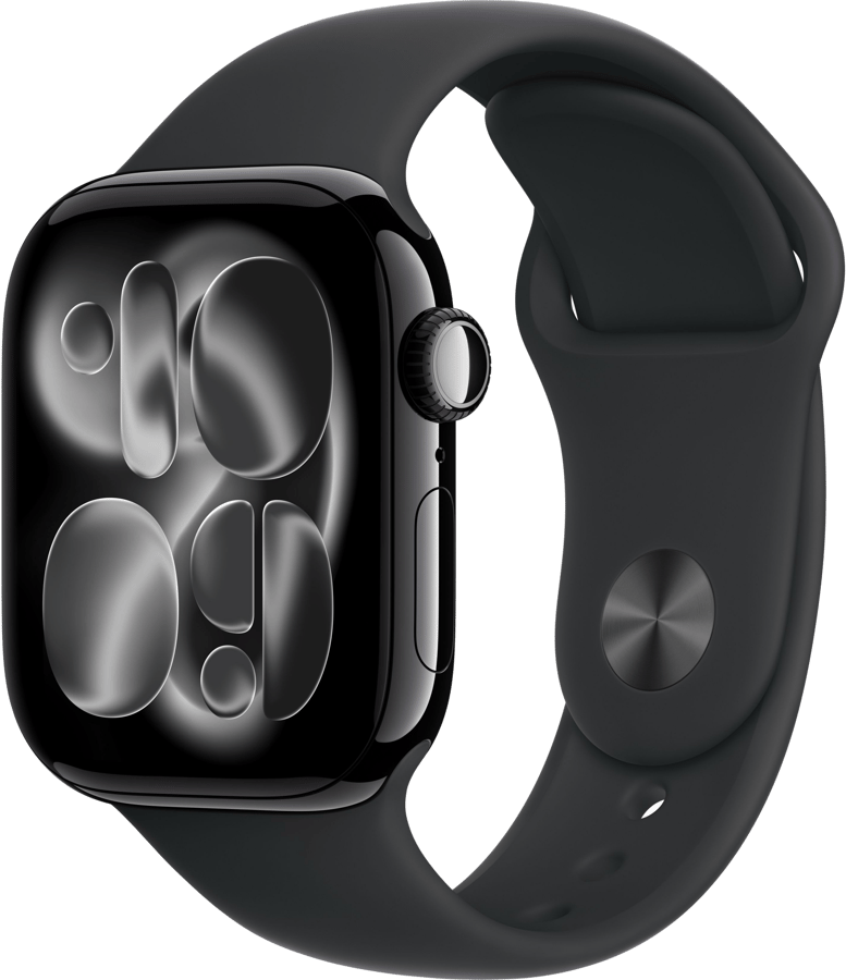 Apple Watch Series 11 (42mm) S/M Aluminium Sport eSIM Gagatsvart