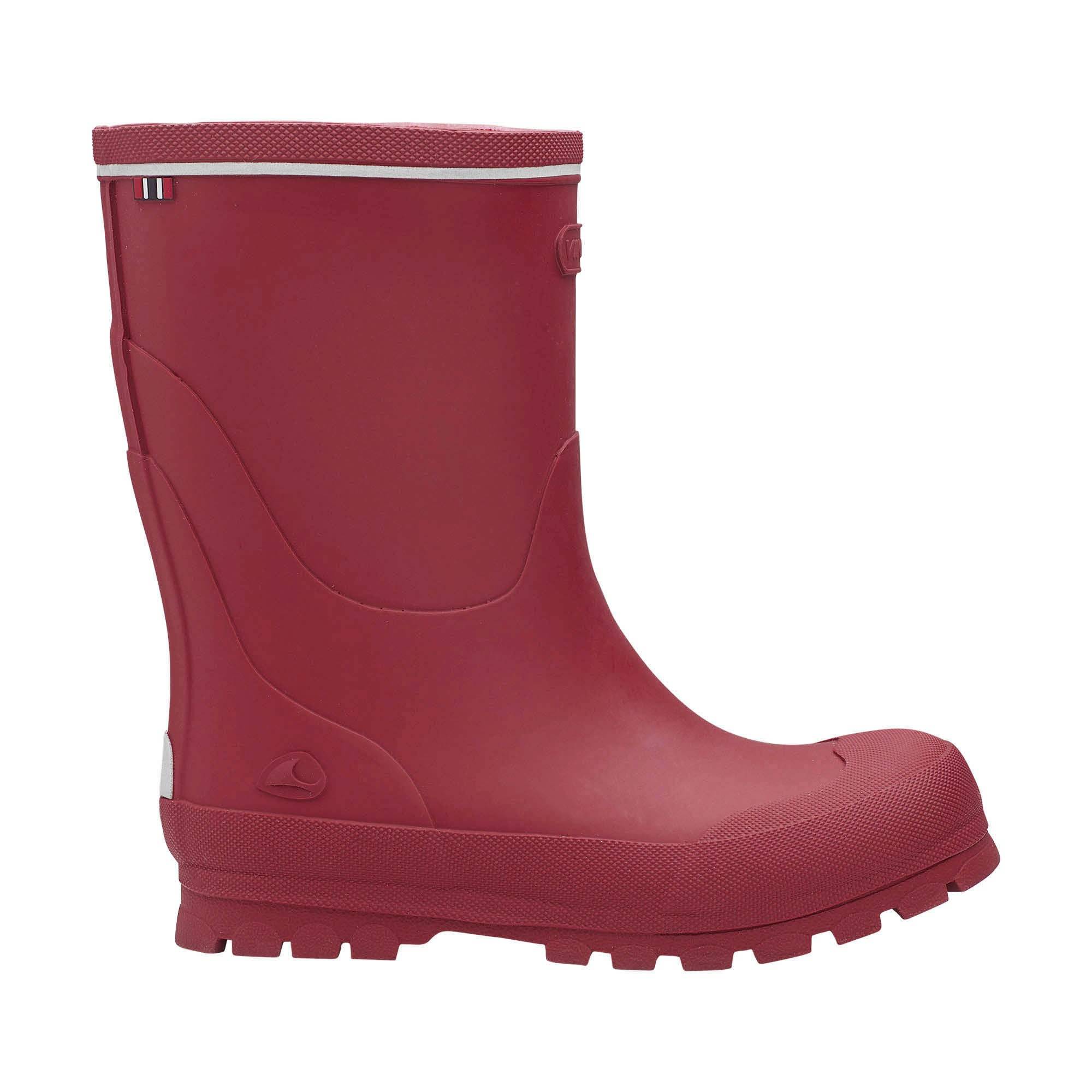 Viking Jolly JR Gummistøvler Børn - Dark Red - Dark Red / 24