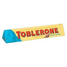 Toblerone Crunchy Mandler 360 g. MHT. 11-06-2025