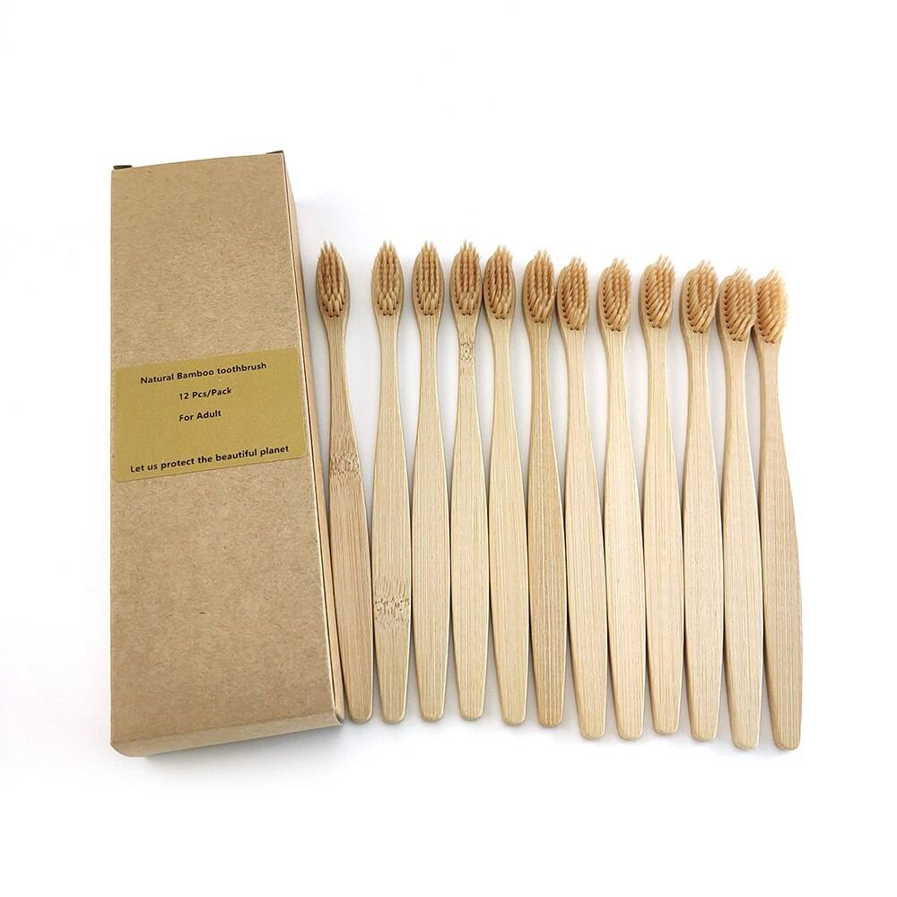 Bambu Tandborste 12 Pack - 1200- m -1