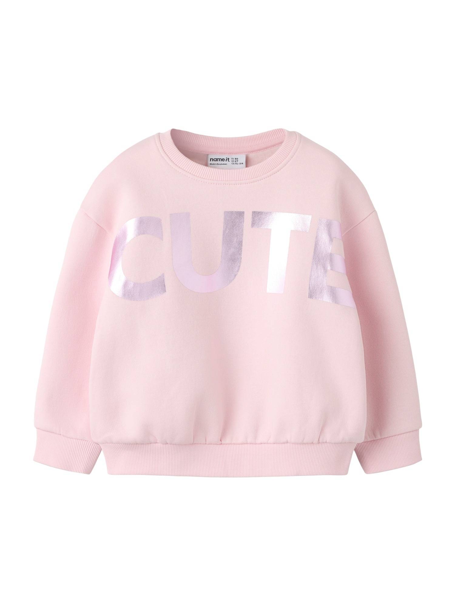 NAME IT Sweatshirt 'NMFNILLE' ljuslila / rosa