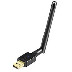 Bluetooth Adapter Pc, USB Bluetooth 5.3 Dongle, Langstrecken 328FT / 100M Bluetooth Stick Plug and Play ohne Treiber kompatibel mit Computer Windows 11/10/8.1