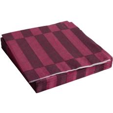 Hay Pattern Napkinsset of 20 Dinner-bordeaux and Wine Bordeaux And Wine - Bolig hos Magasin