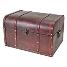 HMF Skattkista Portugal av trä, 6406-140, 40 x 30 x 25 cm, stor