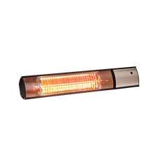 Terrassvärmare Väggmodell Infraröd 500/1000/1500W IP55 Antracit HORTUS