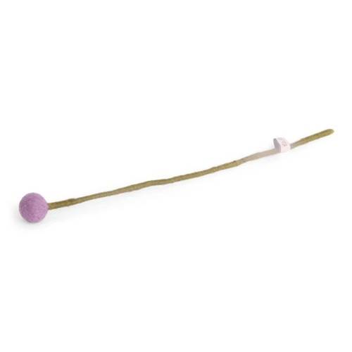 Gry & Sif - Blomsterstilk lys lilla Dia 2 - 30 cm - filt.