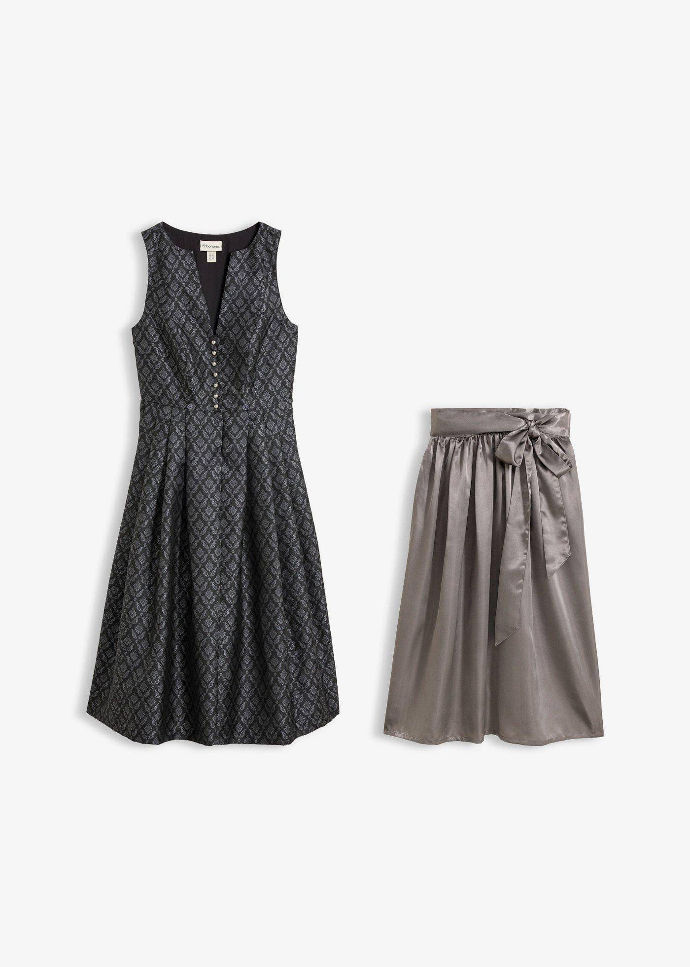 Dirndl med förkläde (set i 2 delar)