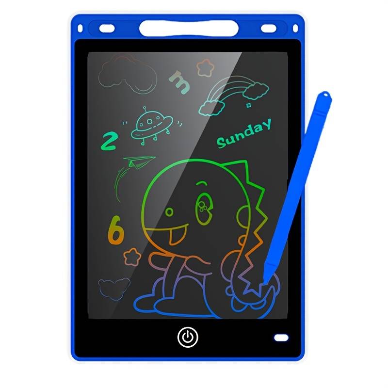 TEMU Kids Lcd Writing Board - Reusable Drawing Pad With Stylus, Durable Pvc Material, Colorful Drawing Board - Perfect Gift For Christmas, Birthday, Halloween, Thanksgiving, , Smooth Writing Surface