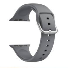 Apple Watch 7/8/9 41mm etc Silikone Urrem - Grå