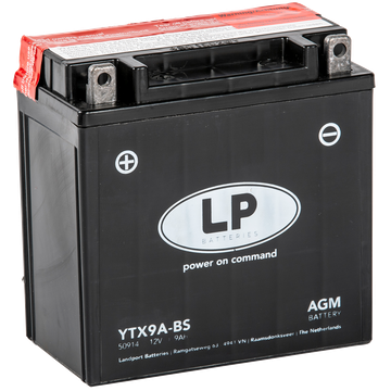 YTX9A-BS Batteri 12V 9Ah 135x75xh139mm