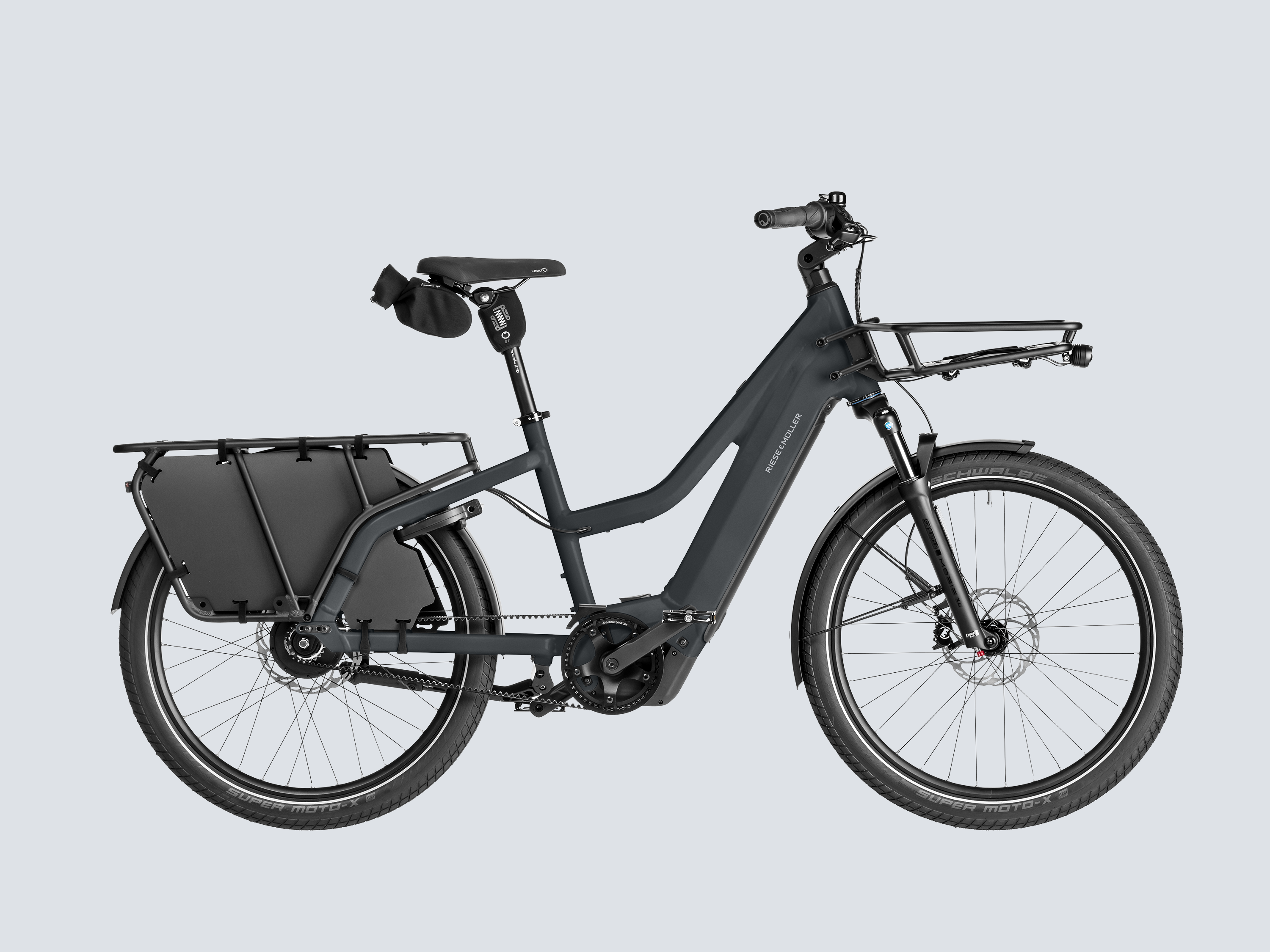 Riese & Müller Multicharger3 Mixte Vario - Utility Grey/Black Matt / 47 cm (160-180 cm)