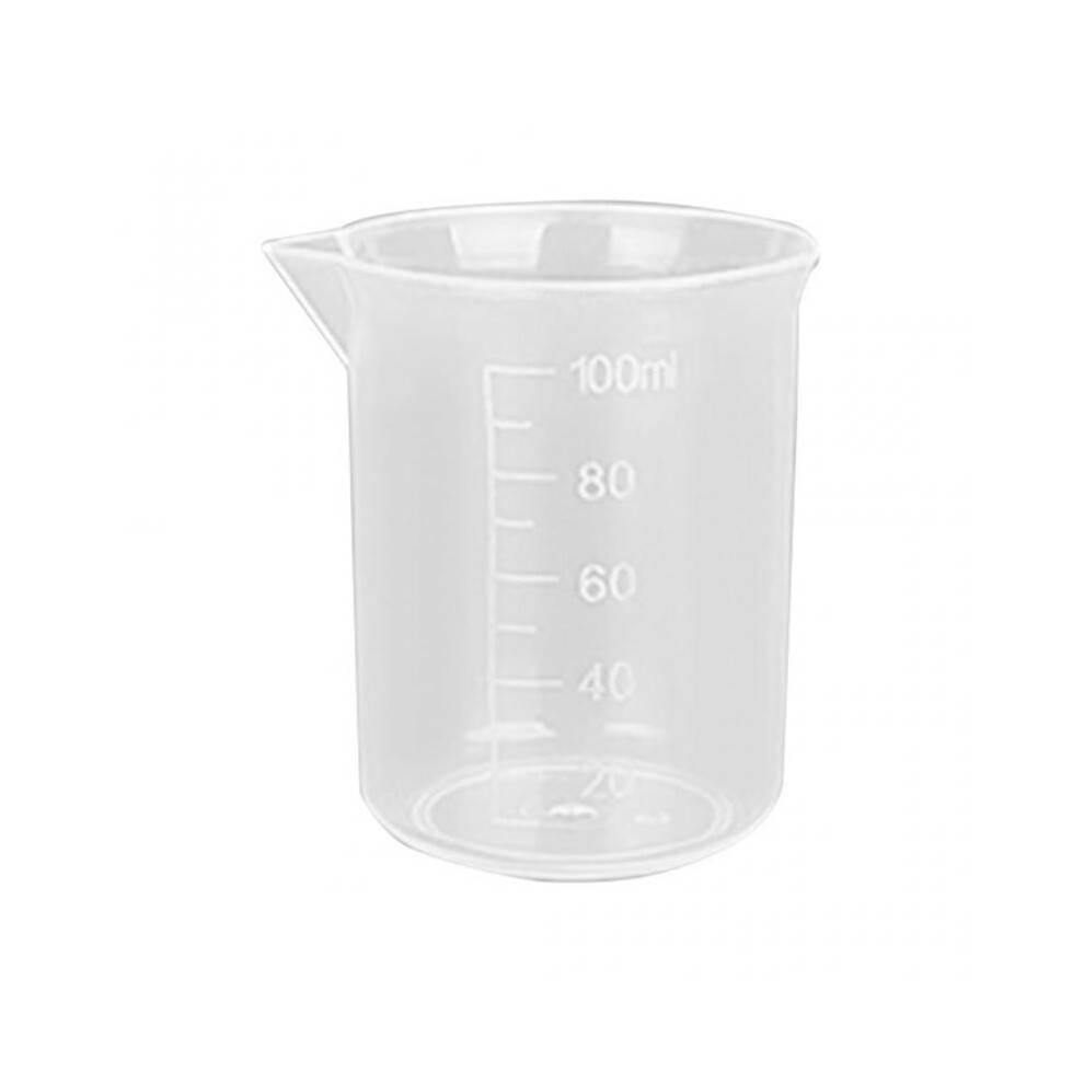 (100ml) 10pcs Plastic Measuring Cup Resin Epoxy Pouring Cup 50ml/100ml/150ml/250ml