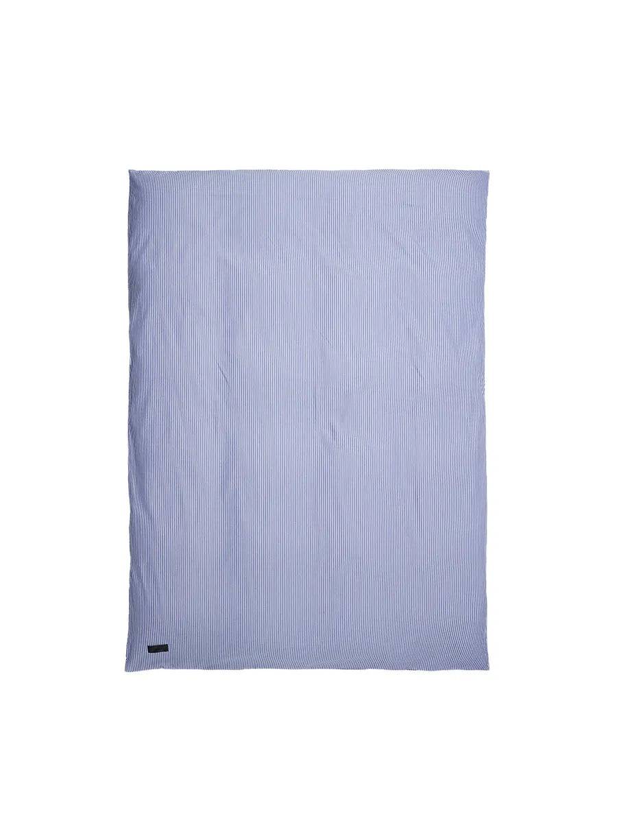 Wall Street Oxford Duvet Cover Single 140x200 cm fra Magniberg Dark Blue Stripe - Jacobsen Plus