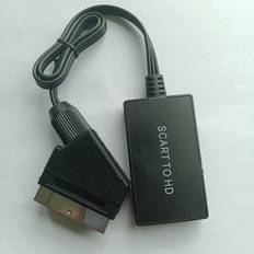TEMU Scart To Hdtv Converter Cable - Usb Power Source, 720p/1080p Output, Compatible With Vhs/tv Box/dvd/pc/ps4/tv/monitor, Hdtv To Rca Converter | | Usb Powered Cable
