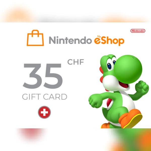 Nintendo eShop Card 35 CHF Key - SWITZERLAND