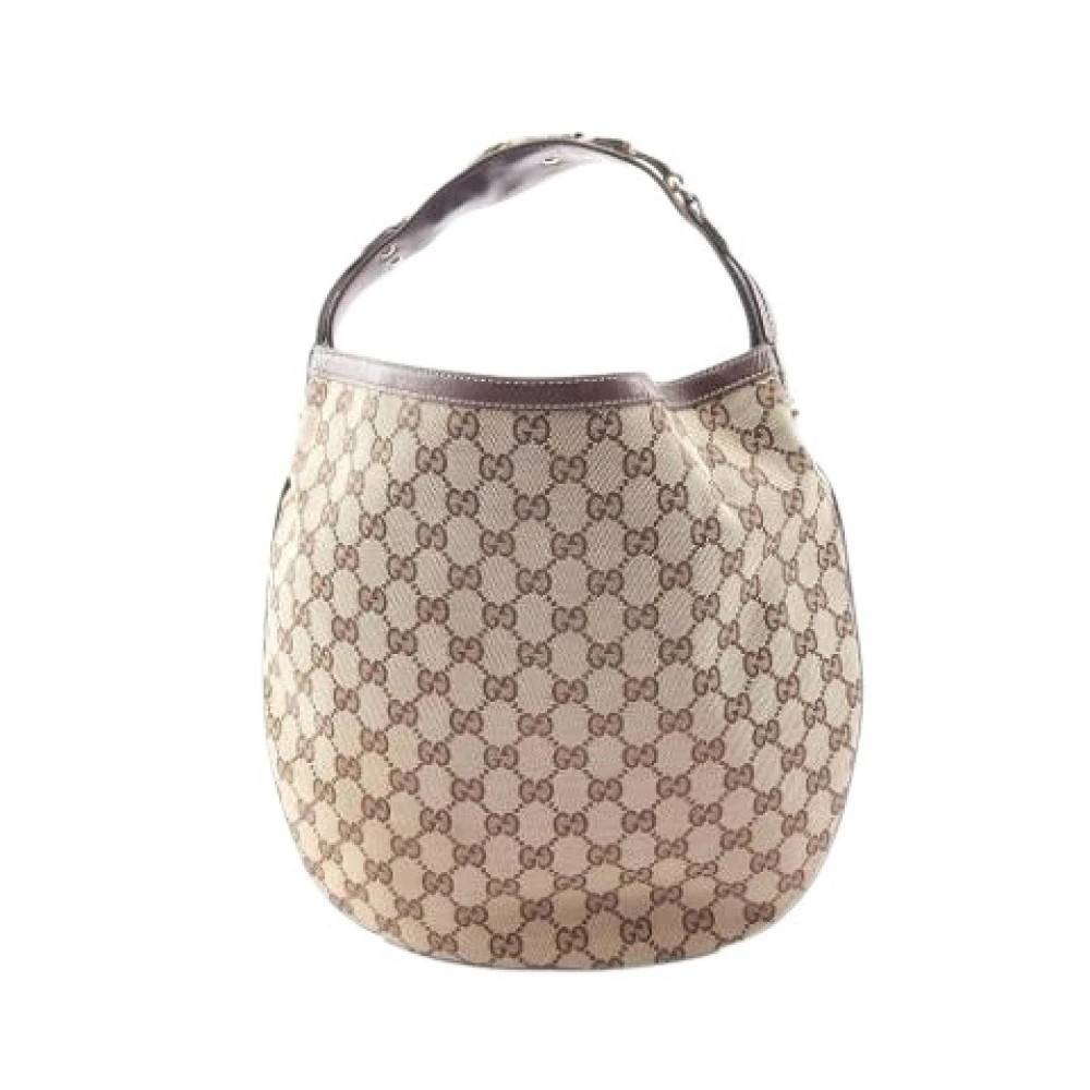 Gucci Vintage - Pre-owned GG Canvas Handväska Vintage - Dam - ONE Size - Läder
