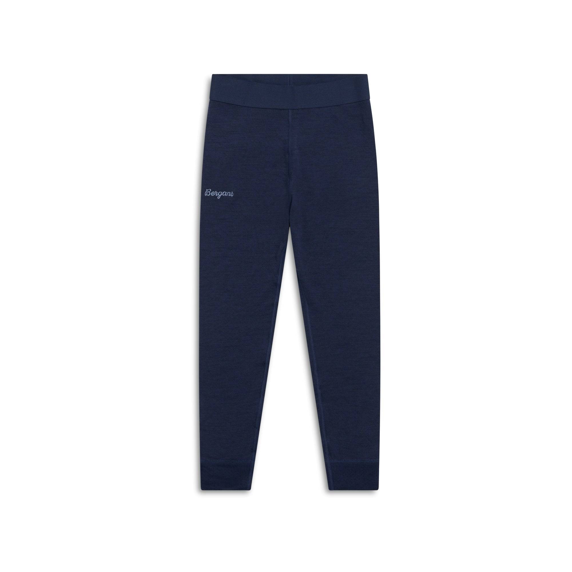 Bergans Inner:Pure Merino Kids Tights Navy Blue - 110