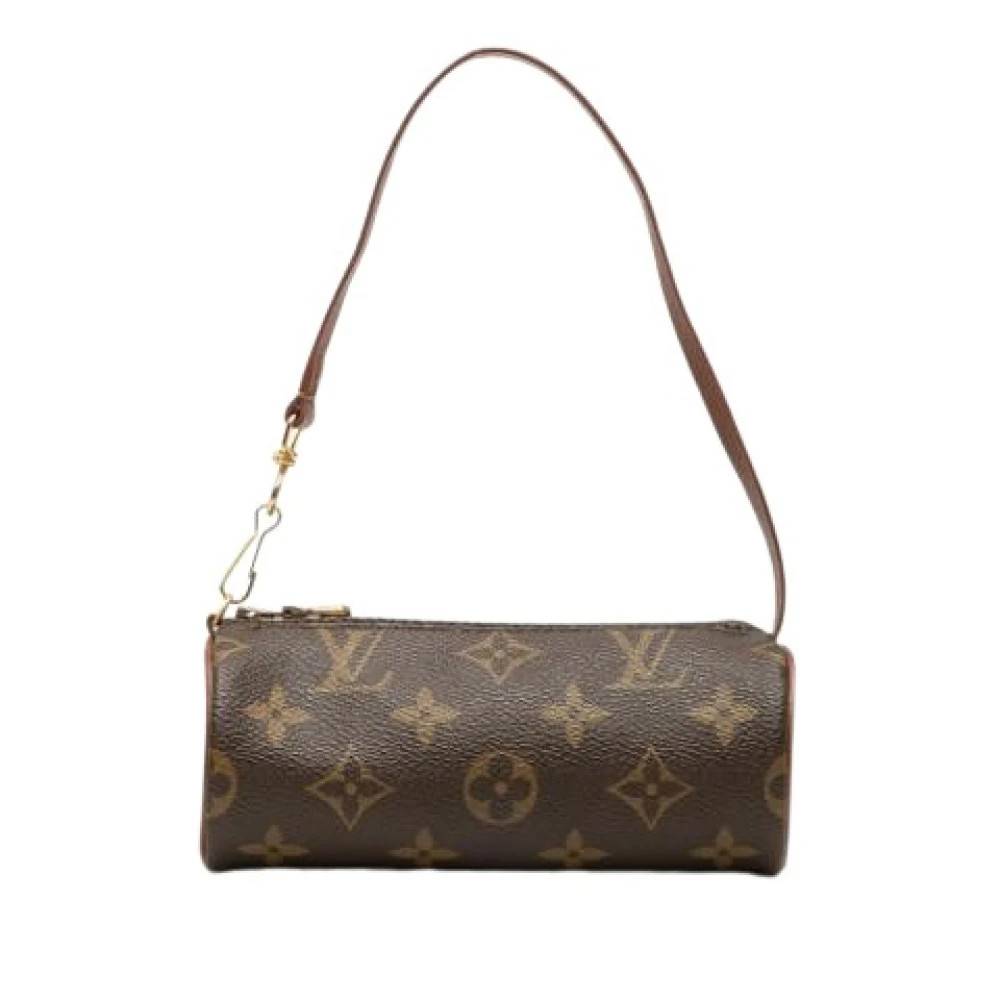 Louis Vuitton Vintage Pre-owned Papillon Pochette - Vintage - Dame - Brun - ONE SIZE - Uld