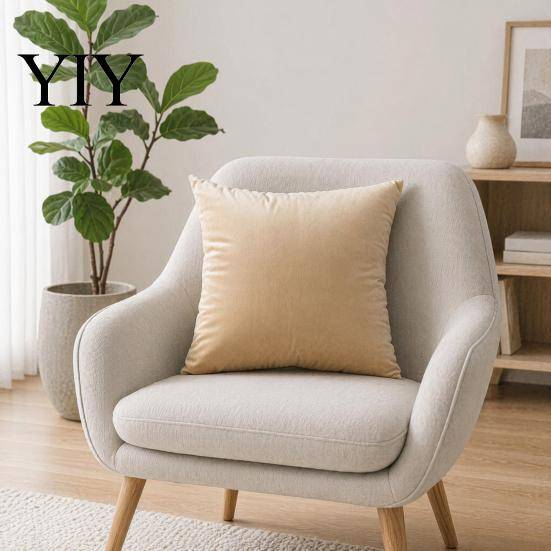 Riktad sammetskuddfodral Enfärgat fodral, Mjuk plyschplädöverdrag, 17,7x17,7 tum Morandi Slätt kuddfodral för soffa, säng, kontor, mysig heminredning