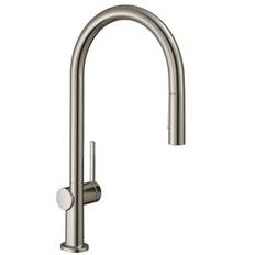 hansgrohe Talis M54 køkkenarmatur 210 2jet med udtræk, steel