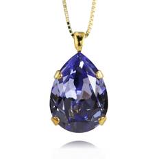 Caroline Svedbom Halsband Classic Drop Provence Lavender (Guld)