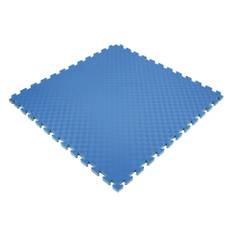 Fitnessgulv - EVA-skum - Blå/Grå - 1 m2 - 2,2 cm.