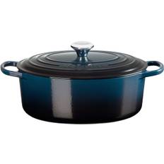 Le Creuset Sig Oval Gryde Nuit 31cm CK Nuit Str 31cm - Støbejernsgryder hos Magasin