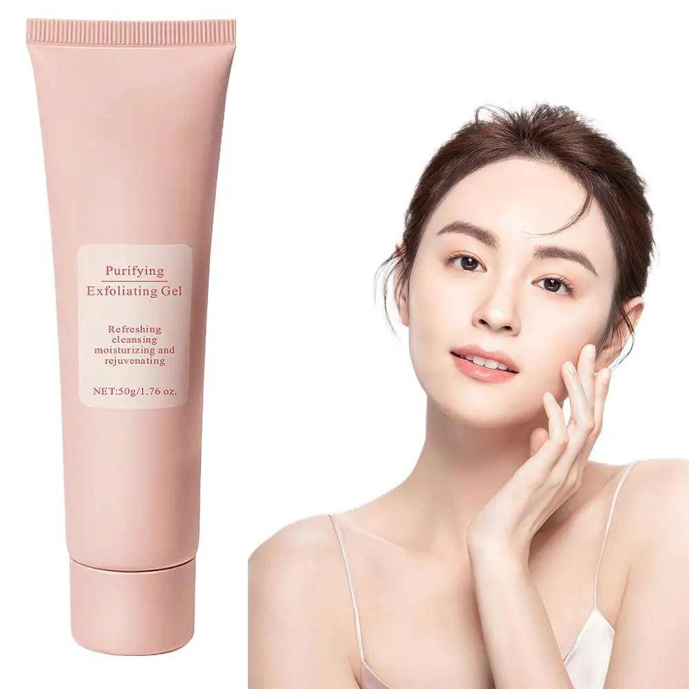 Kropp Ansikte Exfolierande Skrubb Gel Djuprengöring Porer Avlägsna Döda Hudceller Rena Mild Exfoliering Oljekontroll Fuktgivande Ansiktsskrubb Hudvård