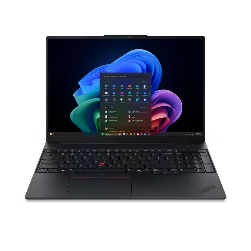 Lenovo ThinkPad E16 Gen 4 (Intel) Copilot+ PC Intel Core Ultra 7 355 Laptop 40,6 cm (16") WUXGA 24 GB DDR5-SDRAM 512 GB SSD Wi-F