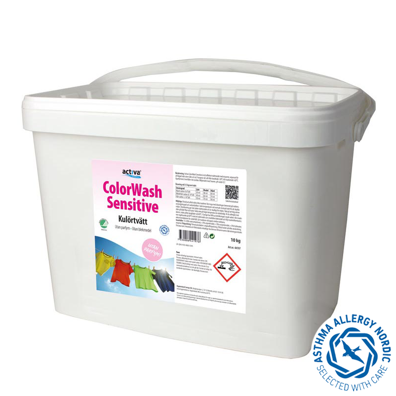 Tvättmedel ColorWash Sensitive 10 kg