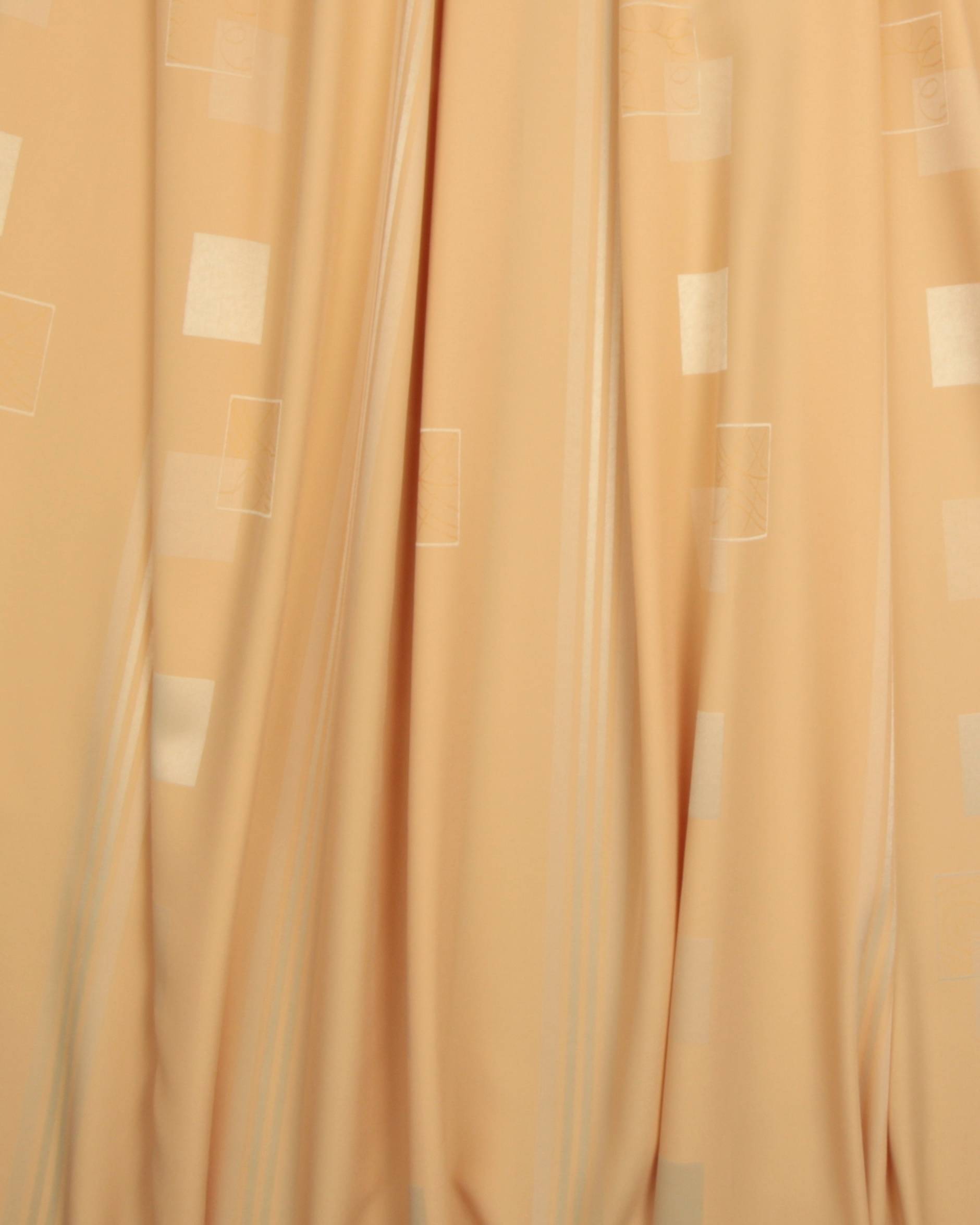 Gul med blanke felter og striber - 100% Polyester