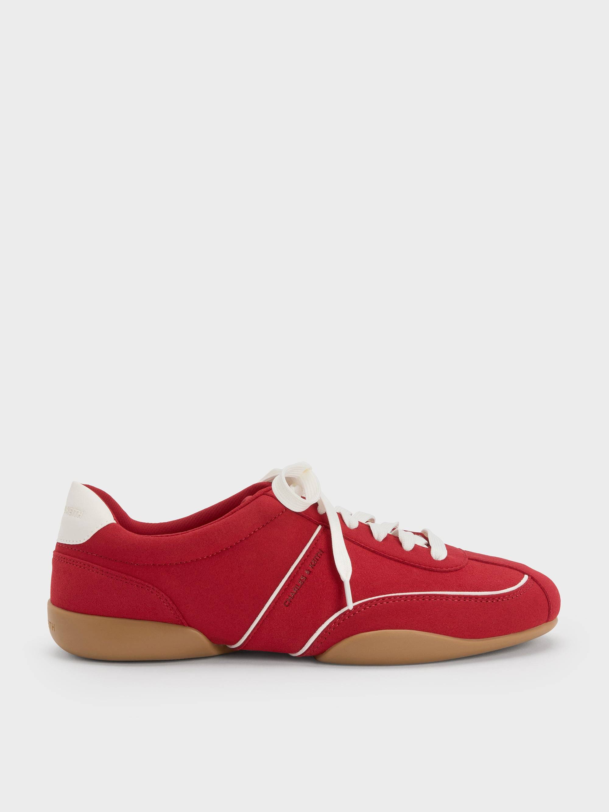CHARLES & KEITH - Louise Contrast-Trim Sneakers