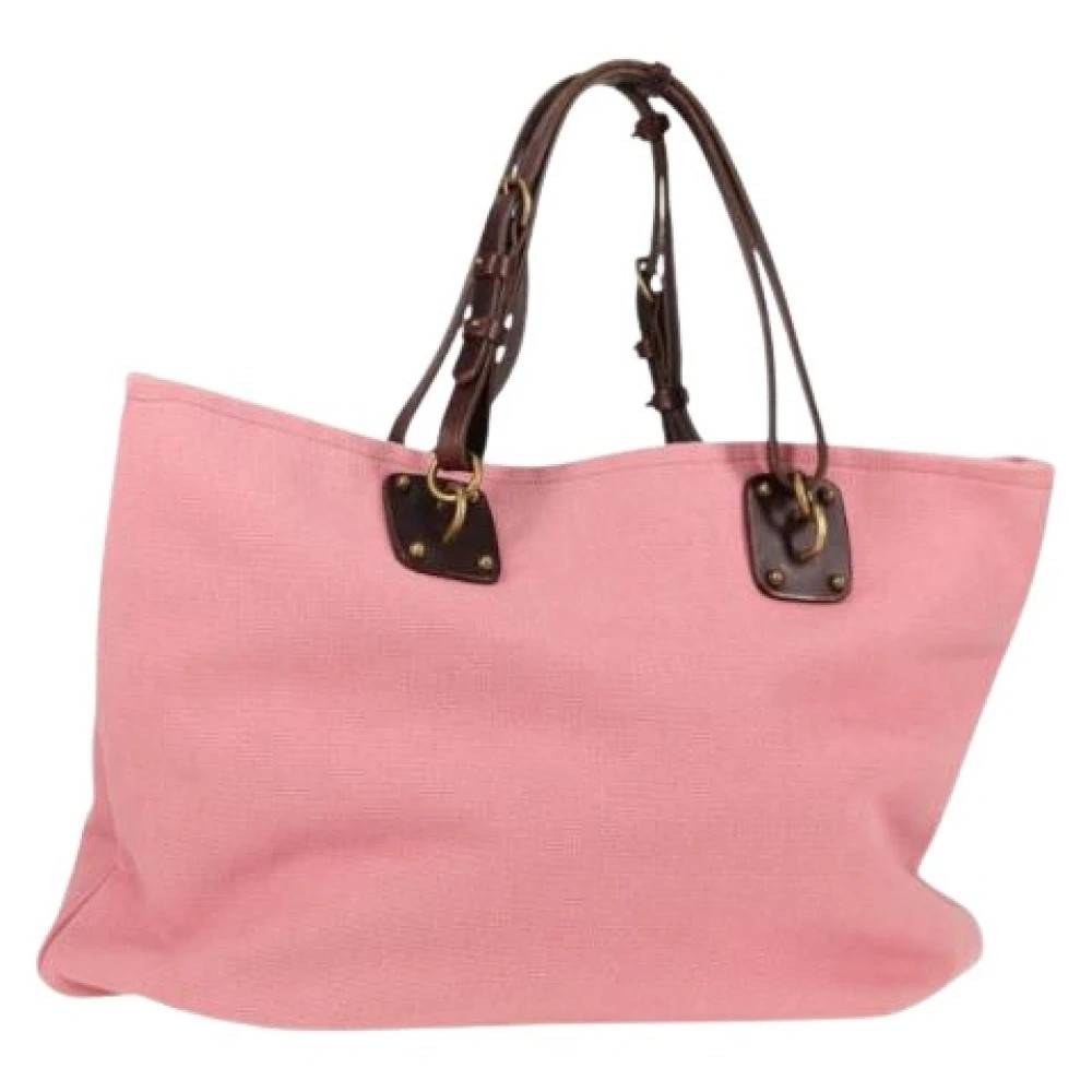 Bottega Veneta Vintage - Pre-owned Canvas Tote Bag Vintage - Dam - ONE Size - Läder