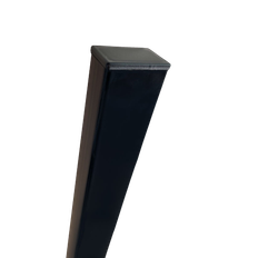 Stålstolper 60×40 mm – Sort, 260cm