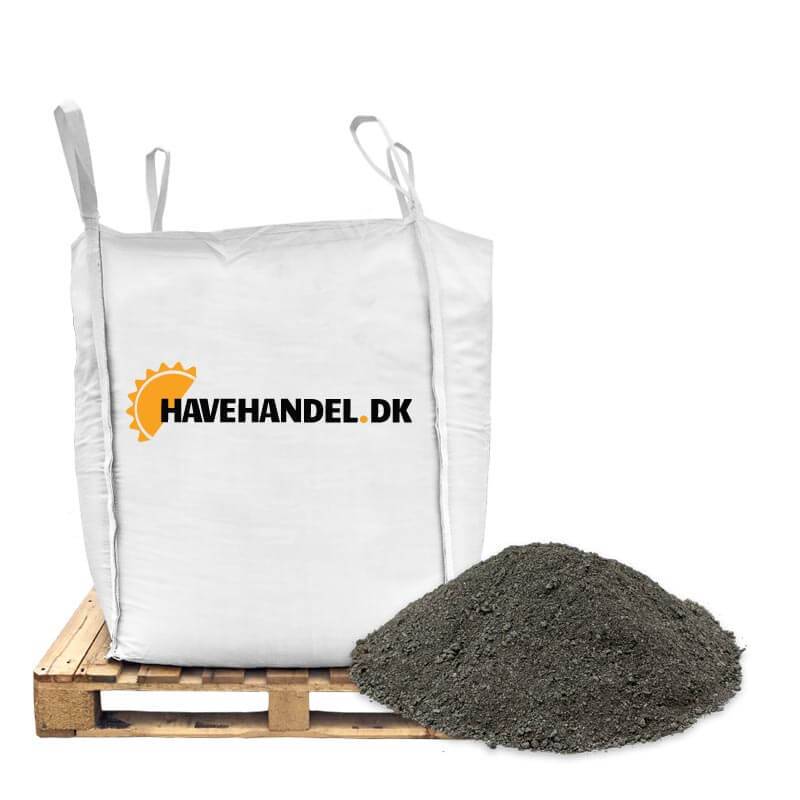 Sort stenmel 0-2 mm.