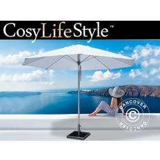 Parasol Haveparasol Bermuda, Ø3,5m, Hvid