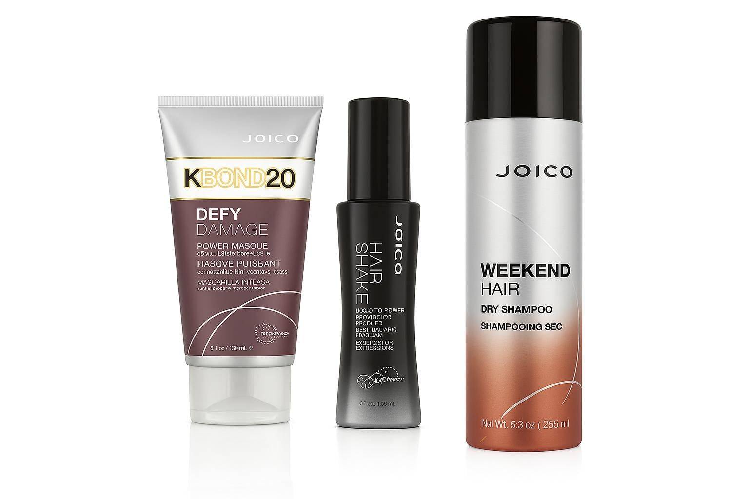 Joico - Defy Damage KBOND20 Power Mask 150 ml + Joico - Hair Shake Texturizing Finisher 150 ml + Joico - Weekend Hair Dry Shampoo 255 ml