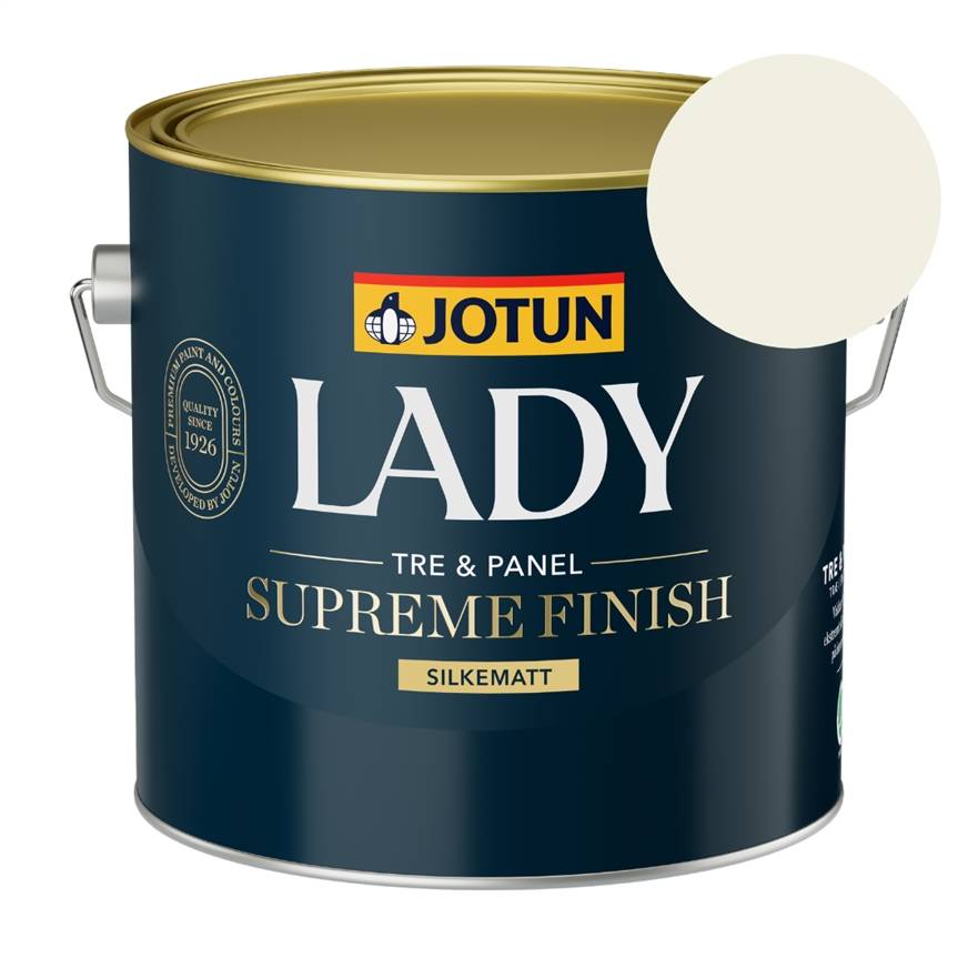 TILBUD: Jotun Lady Supreme Finish 2,7 l. Glans 15 - Farve: 1453 Bomull